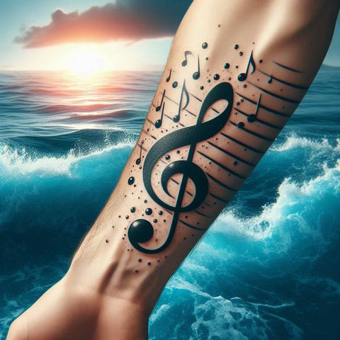 Music Notes, 21 Delicate Ear Tattoos That Are Better Than Earrings - (Page  11)